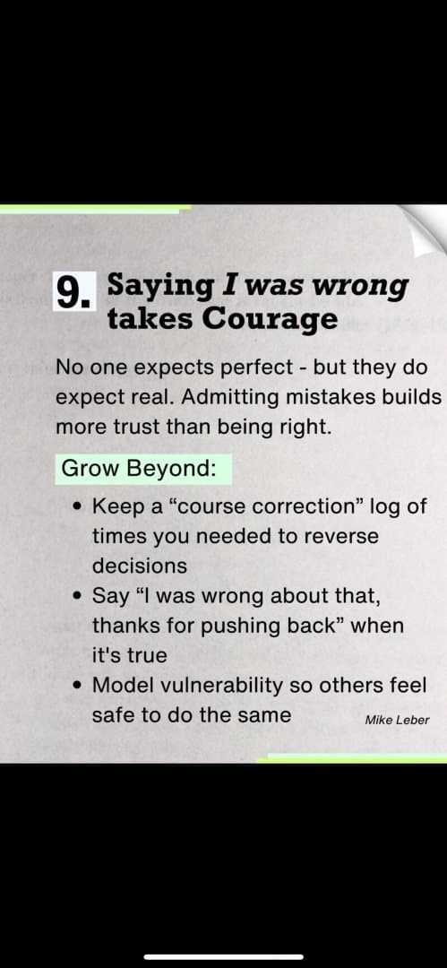 Saying I was wrong takes courage, image 1 of 1