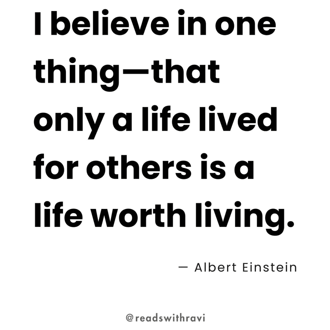 Only a life lived for others is a life worth living, image 1 of 1