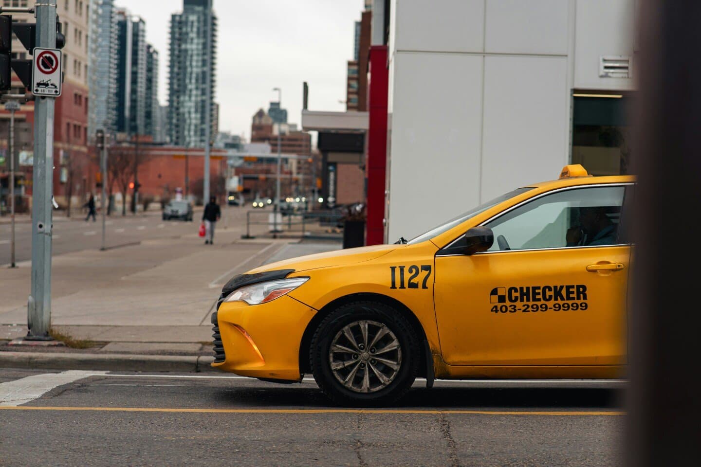 Classic Yellow Checker Cab (restored), image 1 of 1