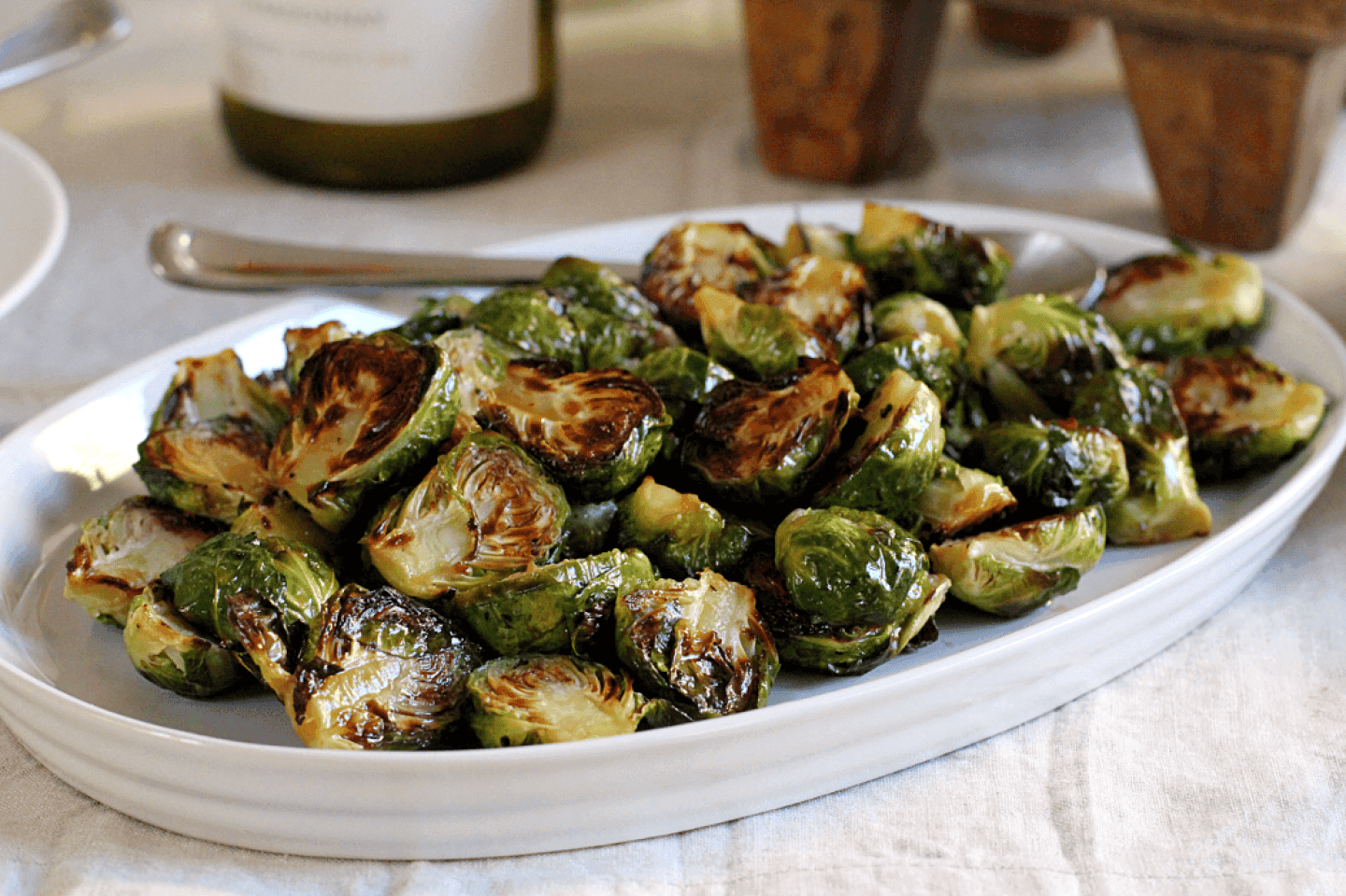 Roasted Brussels Sprouts with Balsamic Glaze, image 1 of 1