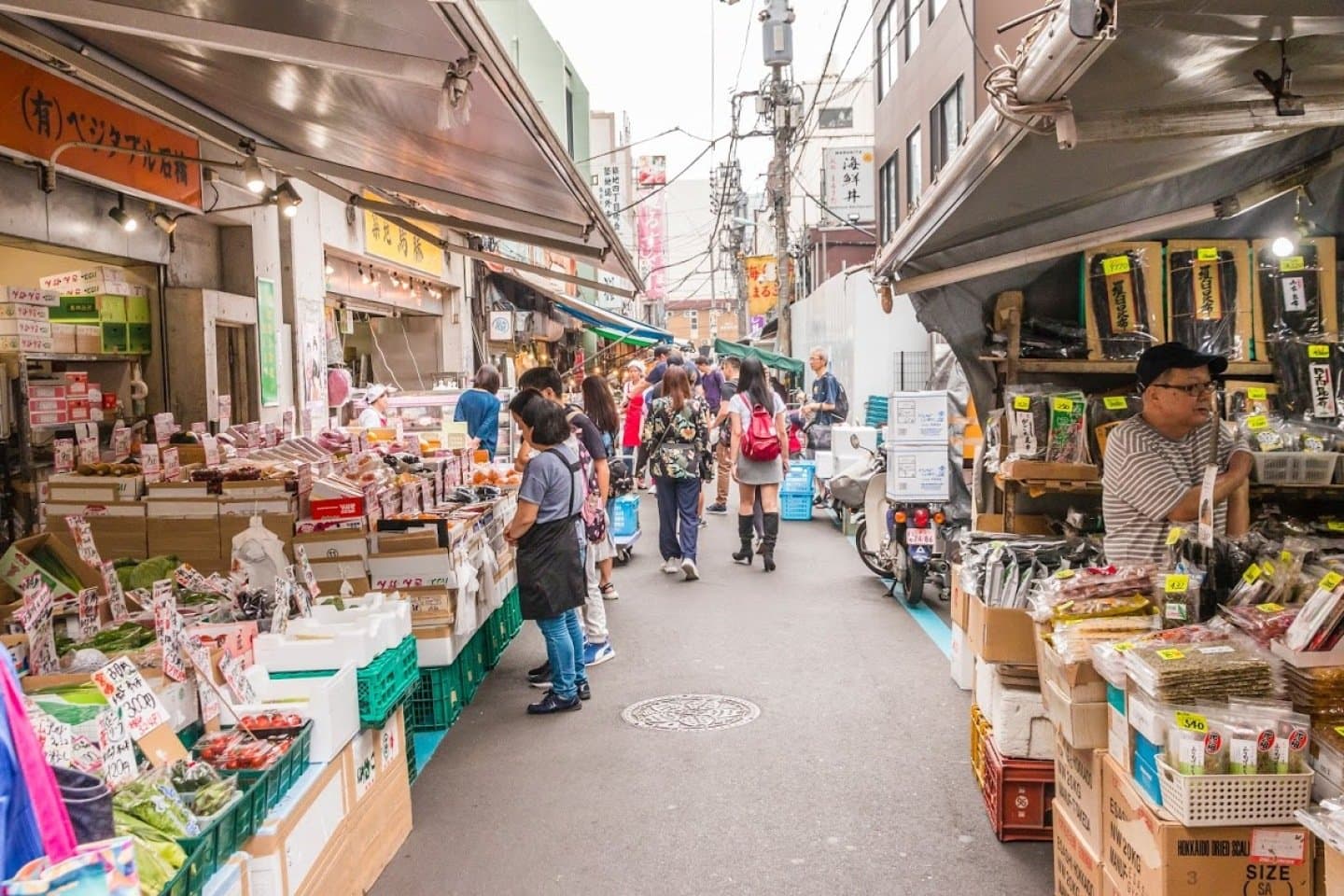 Breakfast at Tsukiji Outer Market, image 1 of 1