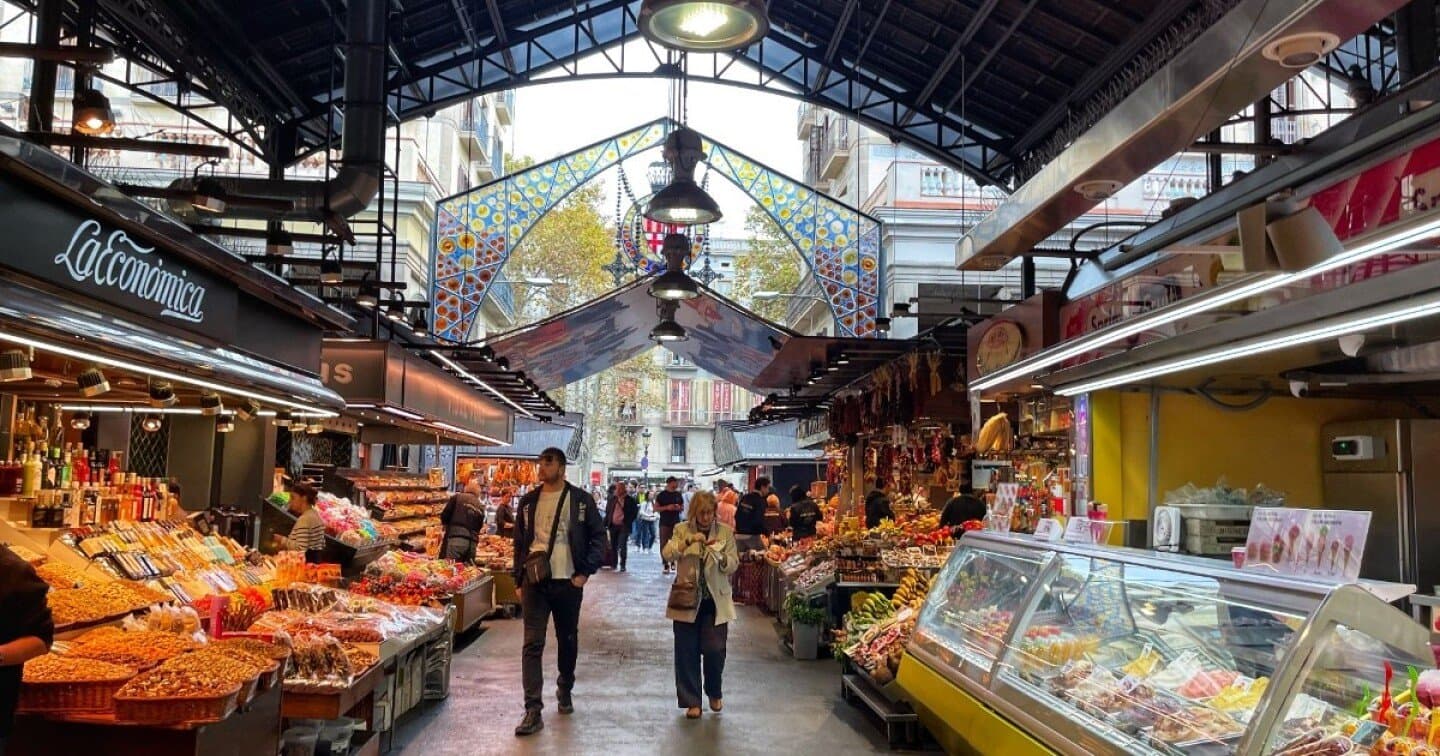Lunch at La Boqueria Market, image 1 of 1