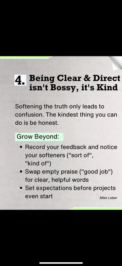 Being clear and direct isnt bossy, it is kind, image 1 of 1