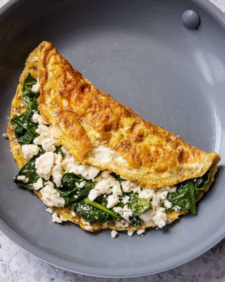 Spinach and Feta Omelette, image 1 of 1