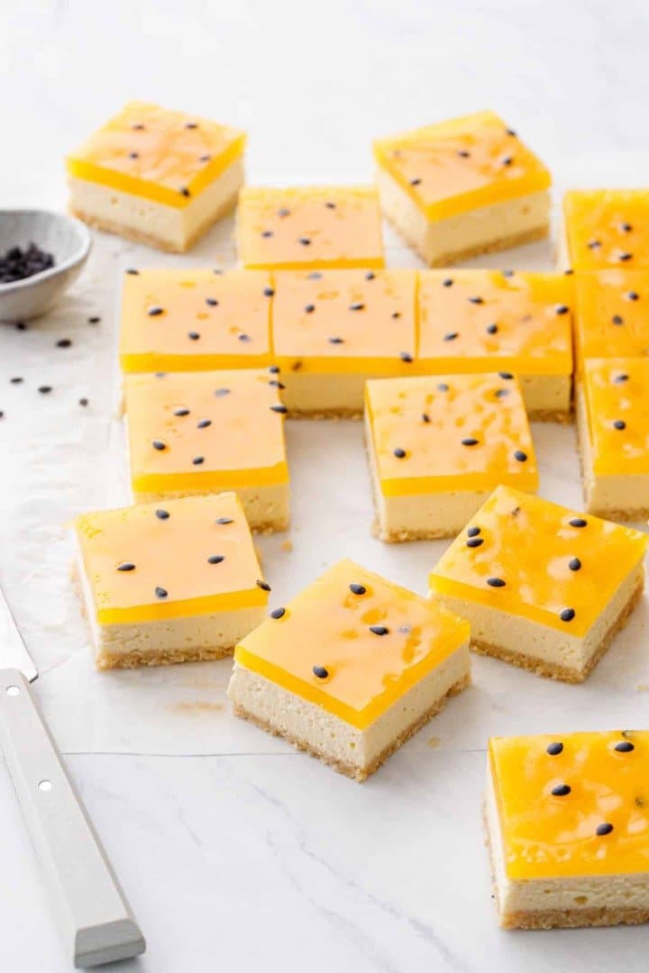 Passionfruit Cheesecake Bars, image 1 of 1