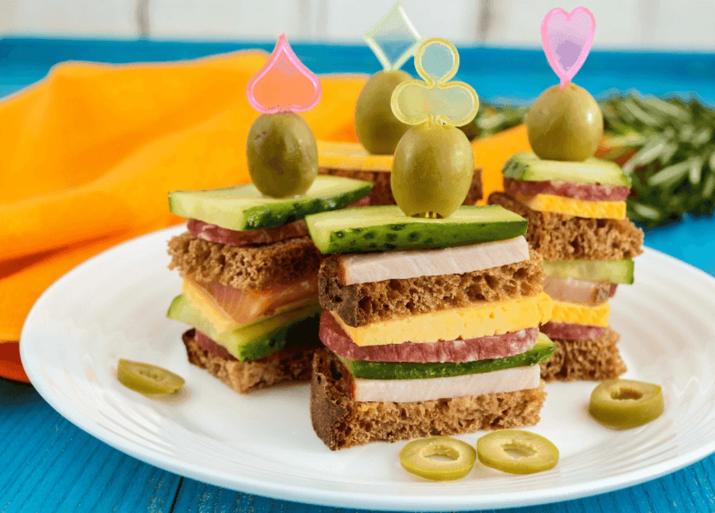 Mini Sandwich Skewers, image 1 of 1