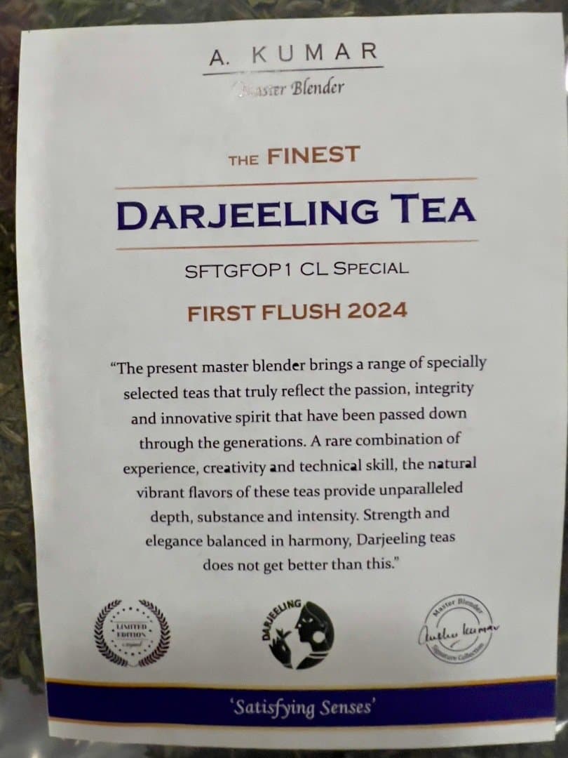 The Finest Darjeeling Tea First Flush 2024, image 1 of 1