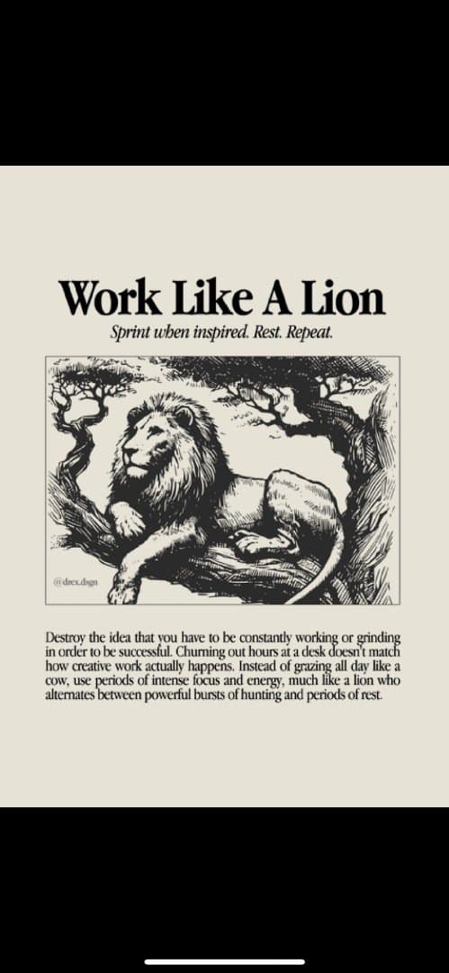 Work like a lion, image 1 of 1