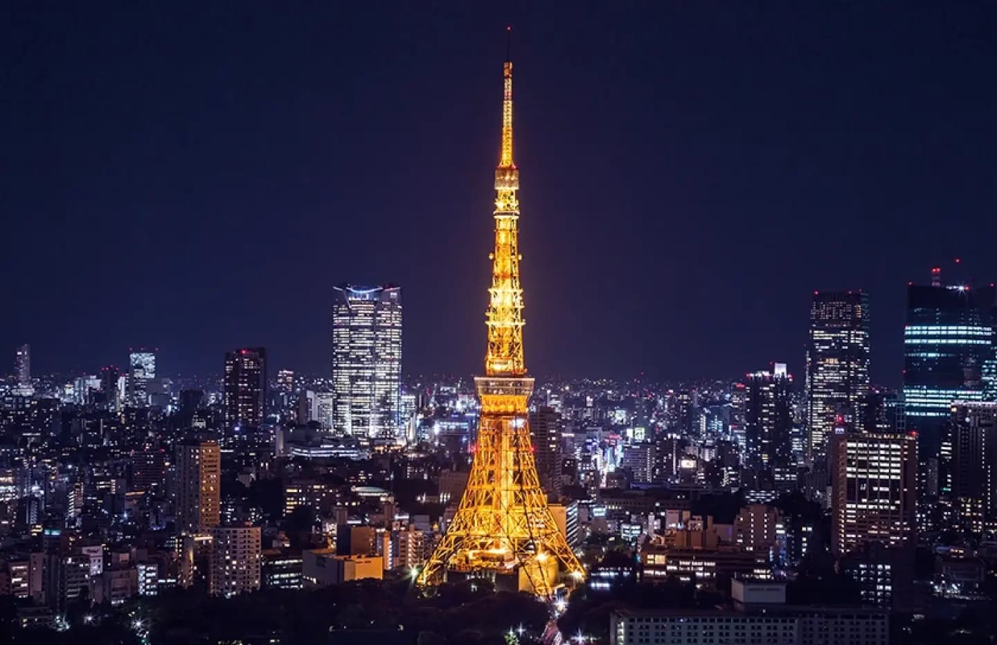 Night Views from Tokyo Skytree or Tokyo Tower, image 1 of 1