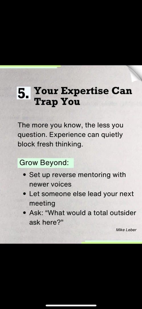 Your expertise can trap you, image 1 of 1