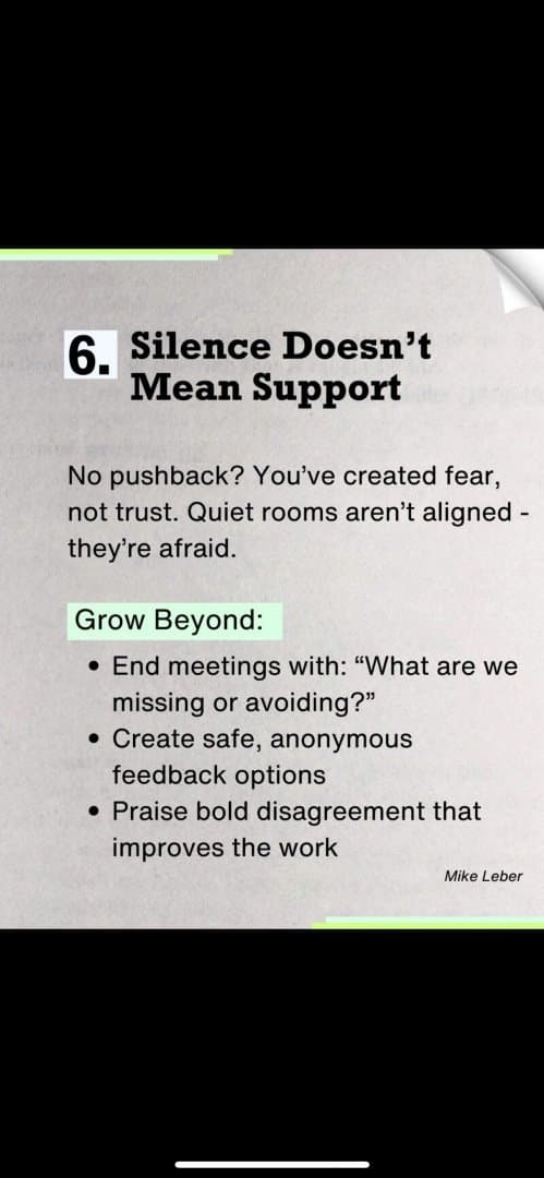 Silience doesnt mean support, image 1 of 1