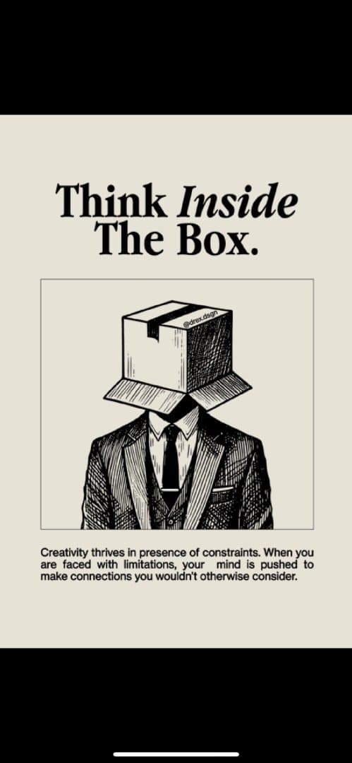 Think inside the box, image 1 of 1